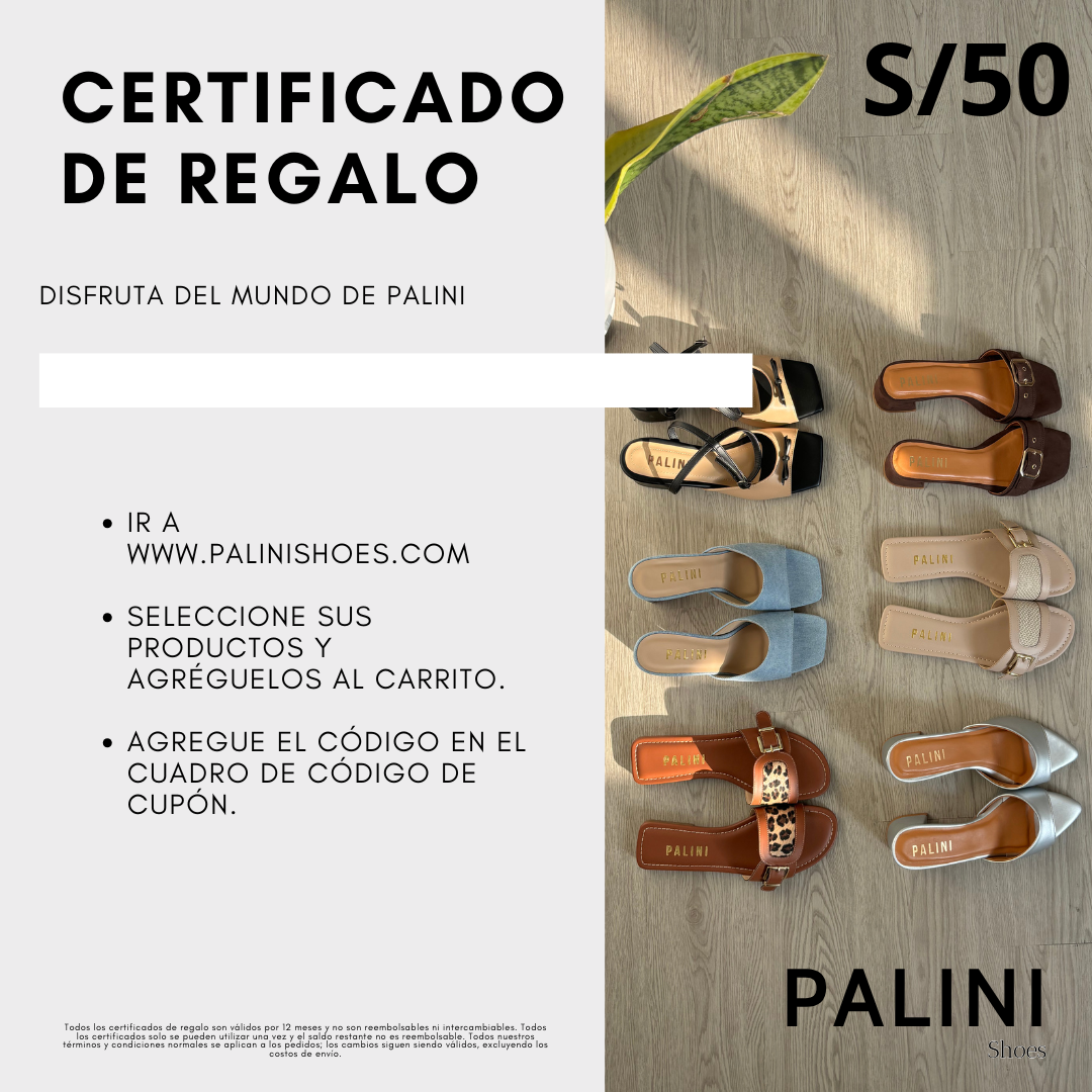 Certificado de regalo