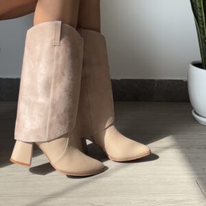 Boot Selena beige (2 en 1) talla 38