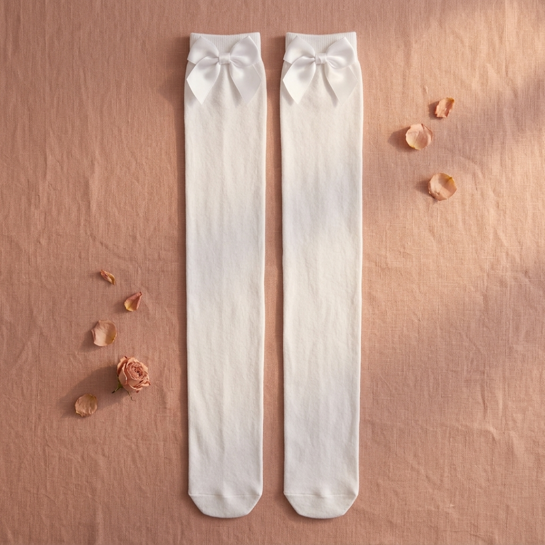 Medias con lazo
