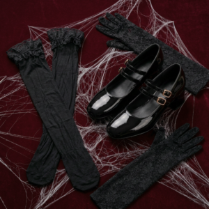 Pack darks (fabiola negro, panties y gauntes negros)