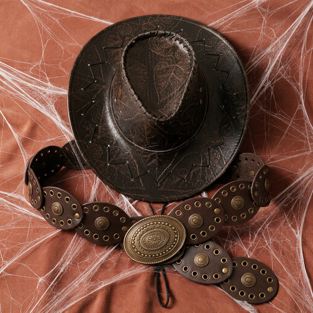 Pack vaquera (gorro y correa)